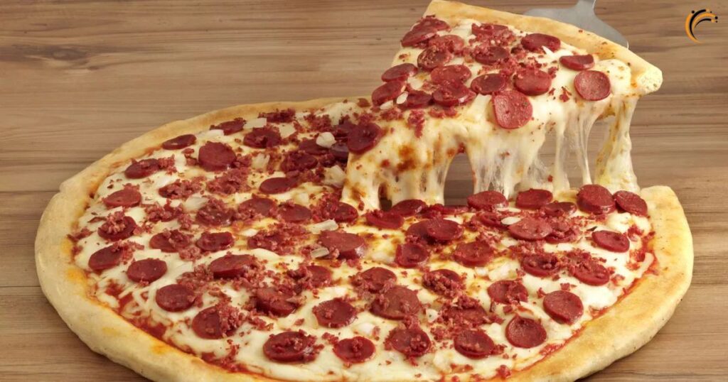 A Large Pizza Slice